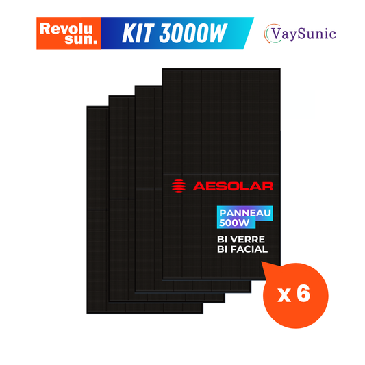 Kit 3000W + batterie 5,12kWh 3.0 AC plug & play