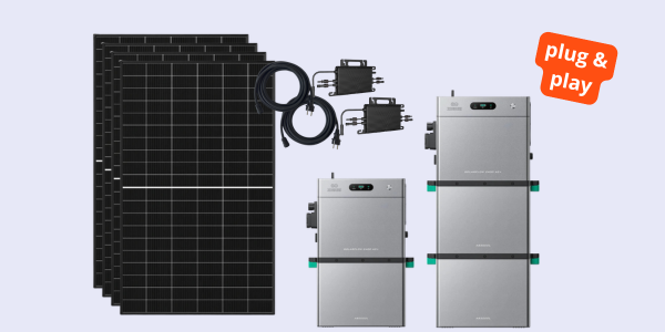 Kits solaires Plug & Play avec batterie