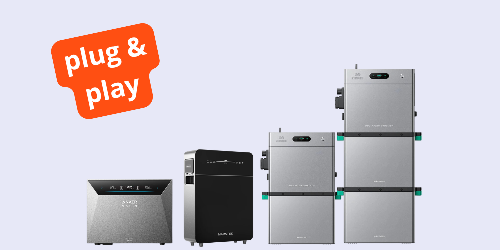 Batterie solaire plug & play