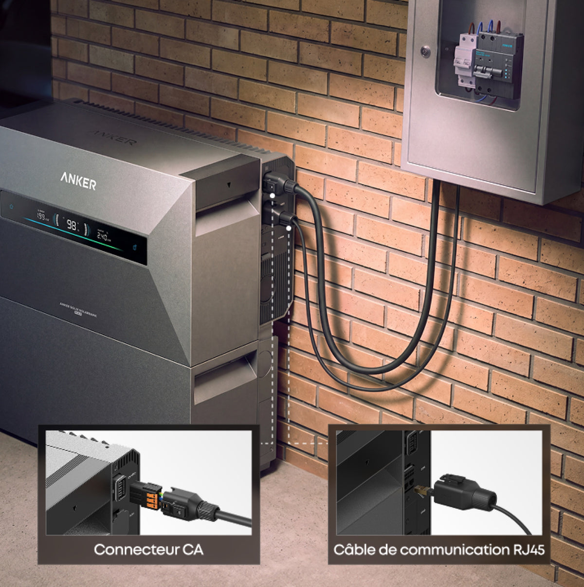 Inverseur de source automatique Anker SOLIX Backup Auto-Switch 63 A monophasé