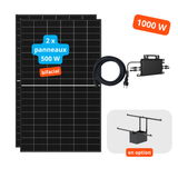 Kit solaire plug & play 1000W complet | 2x 500W AE Solar + micro-onduleur Vaysunic