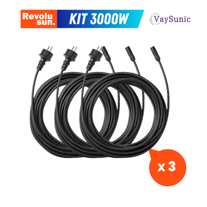 Kit 3000W + batterie 5,12kWh 3.0 AC plug & play
