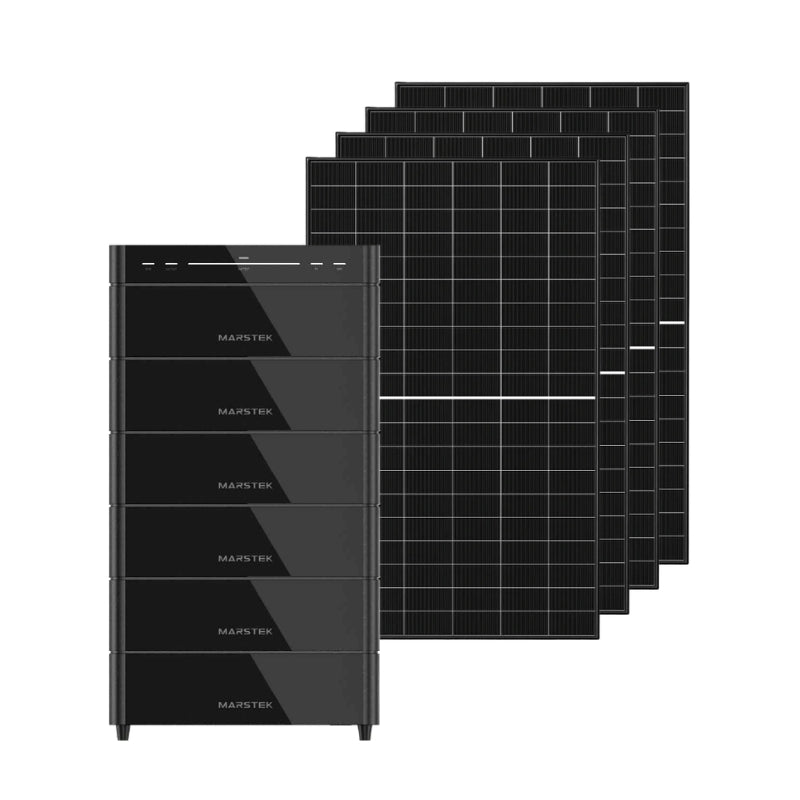 Kit batterie Marstek – VENUS A (Système ESS All-in-One 2,12 kWh / Extensible jusqu'à 12,72 kWh) + panneaux