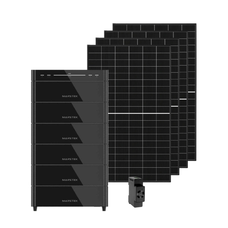 Kit batterie Marstek – VENUS A (Système ESS All-in-One 2,12 kWh / Extensible jusqu'à 12,72 kWh) + panneaux