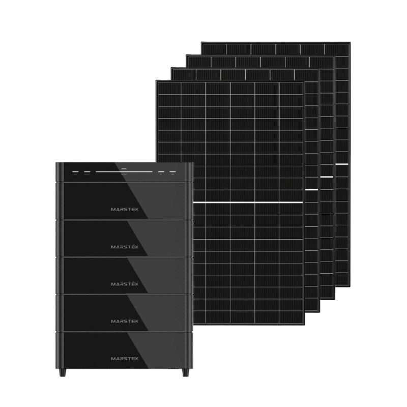 Kit batterie Marstek – VENUS A (Système ESS All-in-One 2,12 kWh / Extensible jusqu'à 12,72 kWh) + panneaux