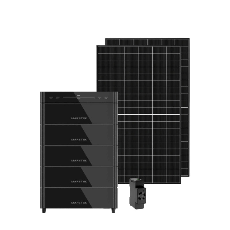 Kit batterie Marstek – VENUS A (Système ESS All-in-One 2,12 kWh / Extensible jusqu'à 12,72 kWh) + panneaux