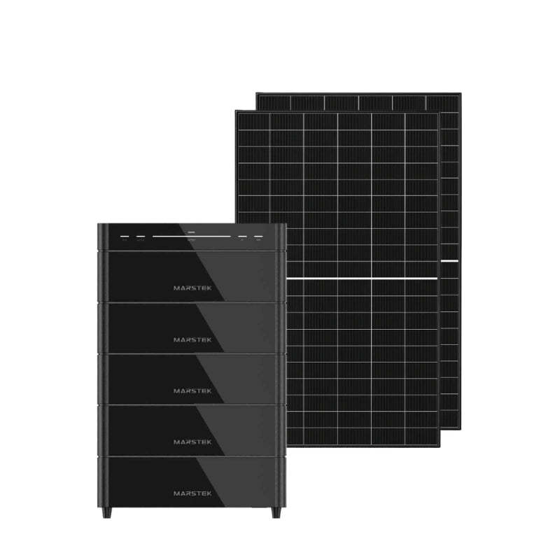 Kit batterie Marstek – VENUS A (Système ESS All-in-One 2,12 kWh / Extensible jusqu'à 12,72 kWh) + panneaux