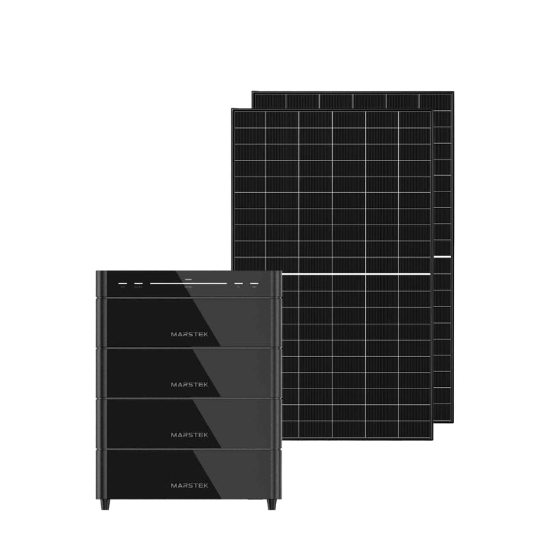 Kit batterie Marstek – VENUS A (Système ESS All-in-One 2,12 kWh / Extensible jusqu'à 12,72 kWh) + panneaux