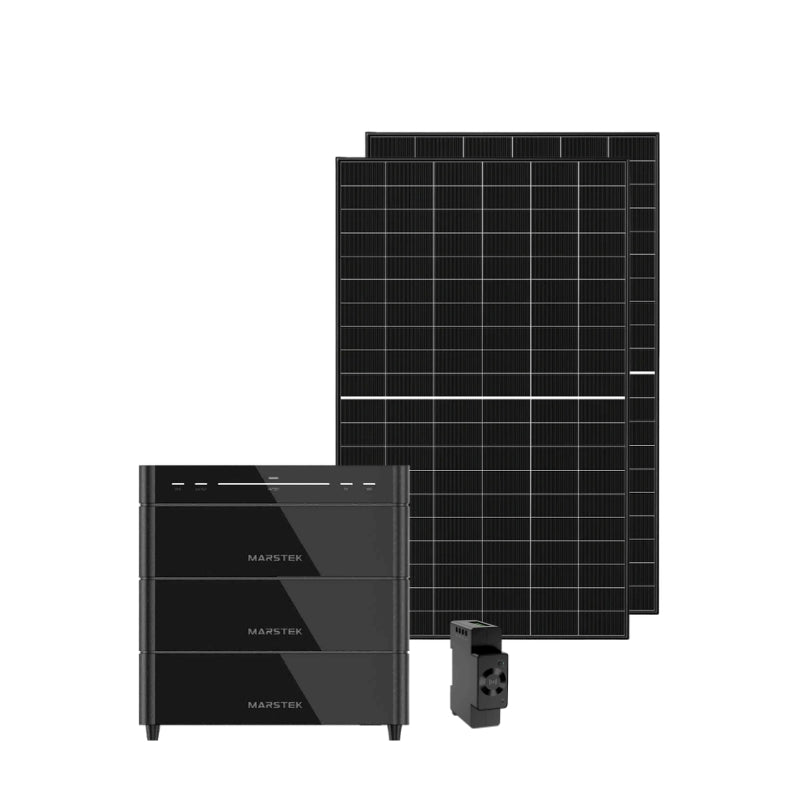 Kit batterie Marstek – VENUS A (Système ESS All-in-One 2,12 kWh / Extensible jusqu'à 12,72 kWh) + panneaux