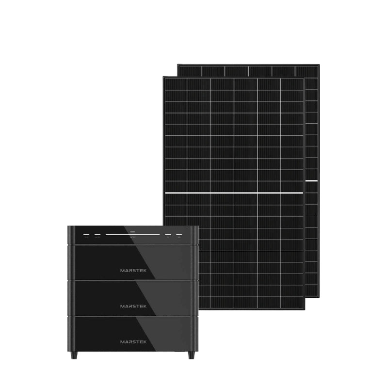 Kit batterie Marstek – VENUS A (Système ESS All-in-One 2,12 kWh / Extensible jusqu'à 12,72 kWh) + panneaux