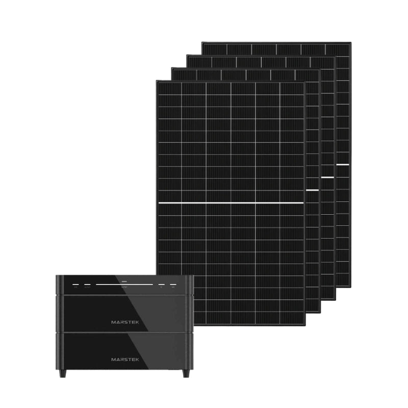 Kit batterie Marstek – VENUS A (Système ESS All-in-One 2,12 kWh / Extensible jusqu'à 12,72 kWh) + panneaux