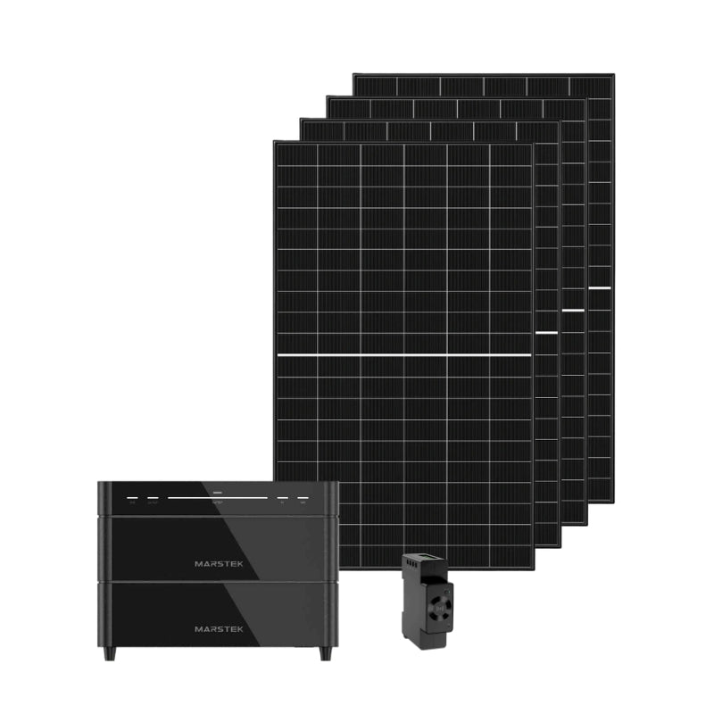 Kit batterie Marstek – VENUS A (Système ESS All-in-One 2,12 kWh / Extensible jusqu'à 12,72 kWh) + panneaux