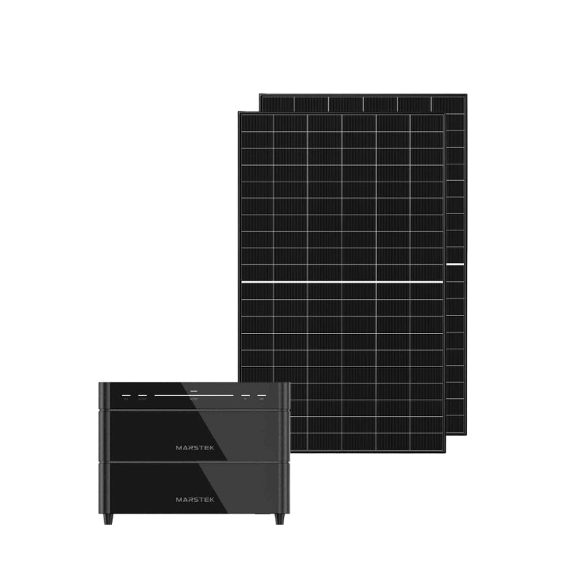 Kit batterie Marstek – VENUS A (Système ESS All-in-One 2,12 kWh / Extensible jusqu'à 12,72 kWh) + panneaux