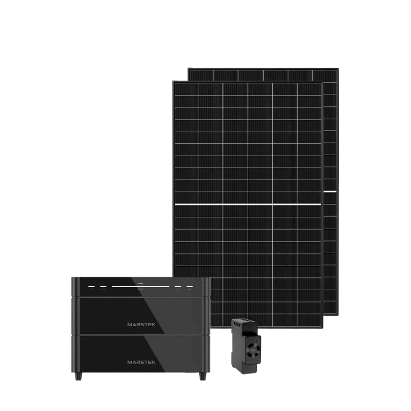 Kit batterie Marstek – VENUS A (Système ESS All-in-One 2,12 kWh / Extensible jusqu'à 12,72 kWh) + panneaux