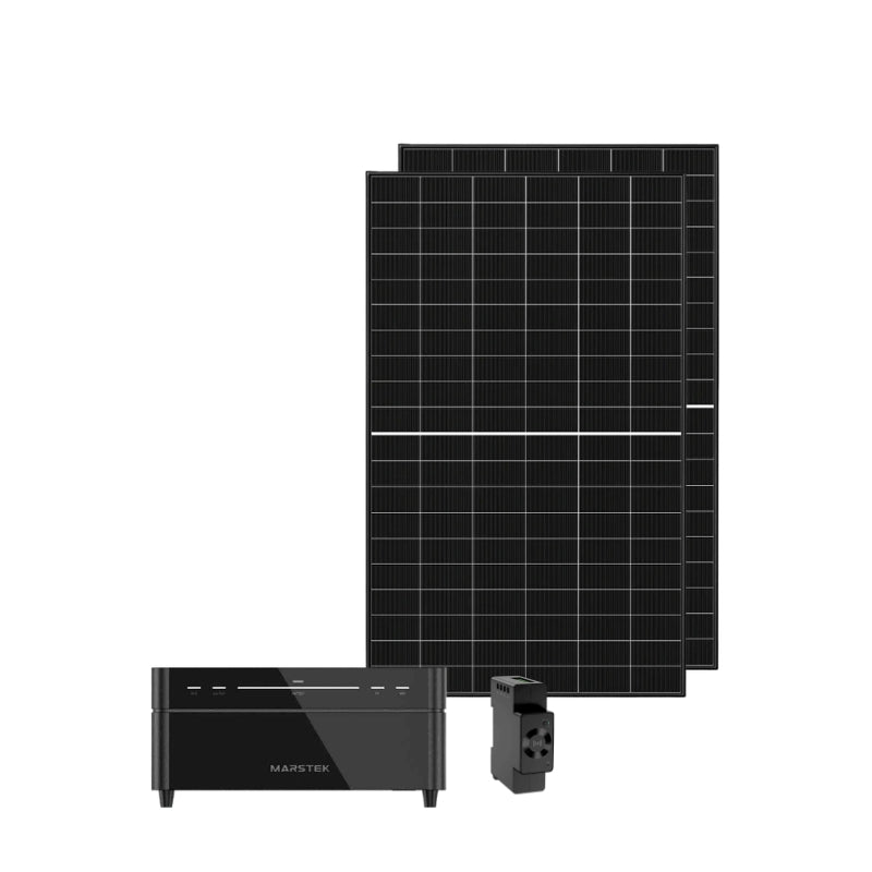 Kit batterie Marstek – VENUS A (Système ESS All-in-One 2,12 kWh / Extensible jusqu'à 12,72 kWh) + panneaux