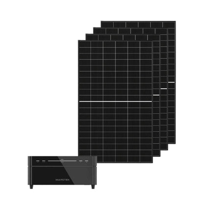 Kit batterie Marstek – VENUS A (Système ESS All-in-One 2,12 kWh / Extensible jusqu'à 12,72 kWh) + panneaux