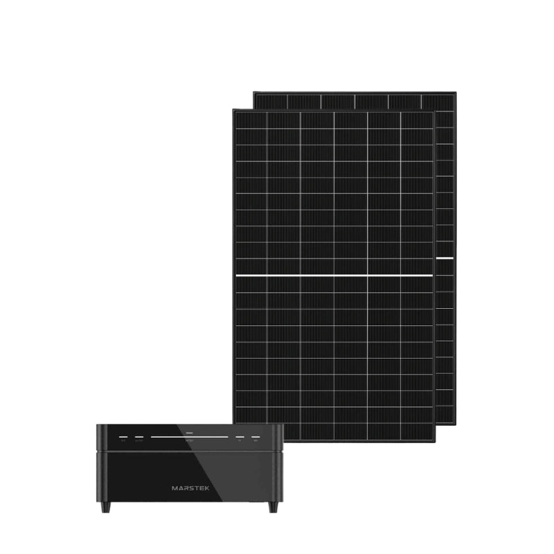 Kit batterie Marstek – VENUS A (Système ESS All-in-One 2,12 kWh / Extensible jusqu'à 12,72 kWh) + panneaux
