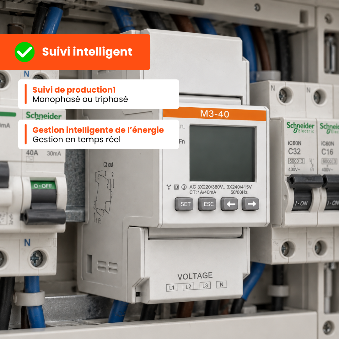 Kit Solax Power 11,6kWh - Onduleur X1 hybrid 6kW G4 + batterie T58 master V3 + smart meter monophasé