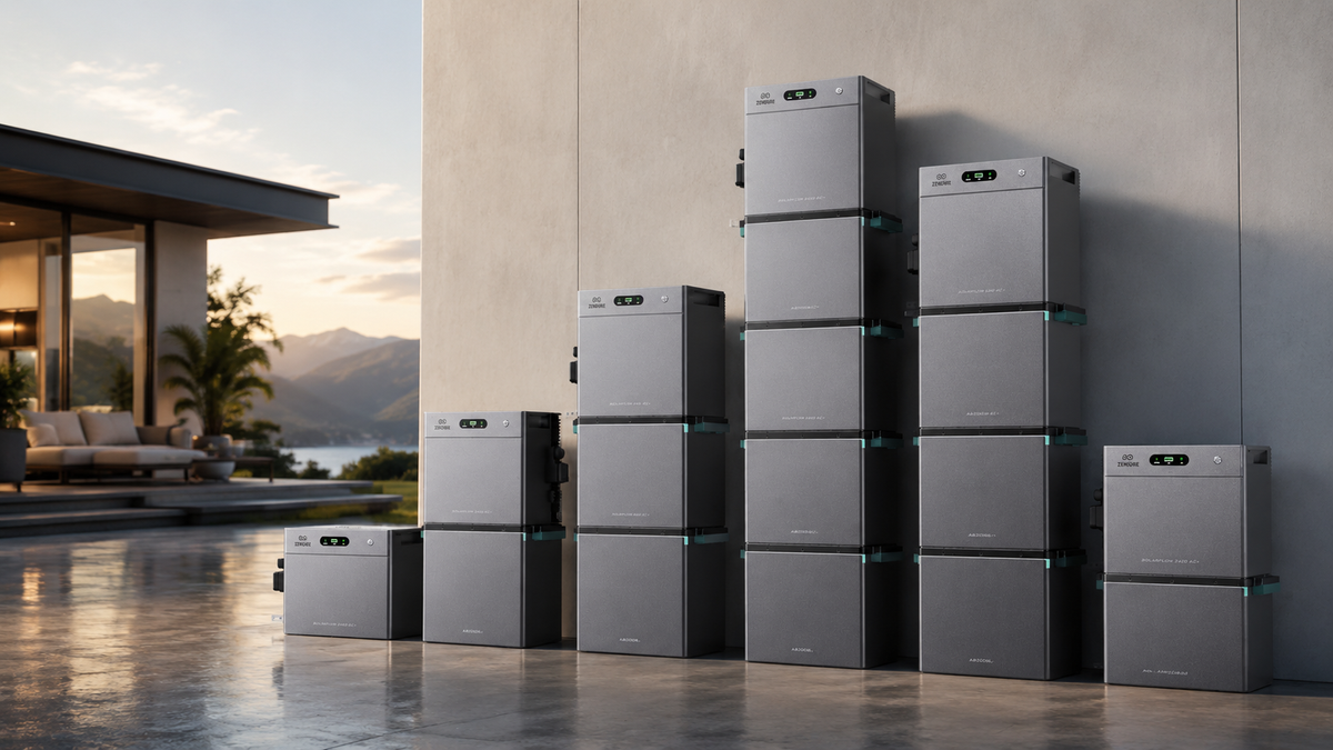 Zendure SolarFlow 2400 AC+ tour et branchement en série de plusieurs batteries 