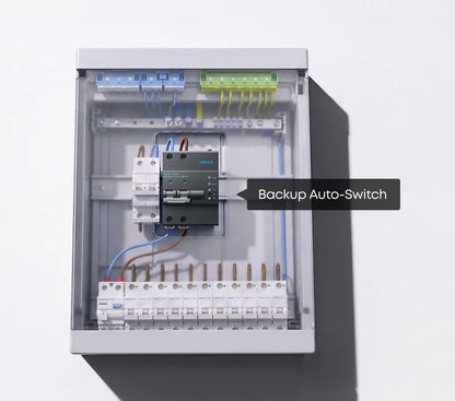 ANKER SOLIX Max AC 7 kWh +  module ATS smart meter et Backup Auto-Switch 63 A monophasé