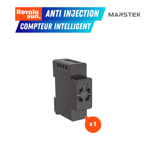 Optimisez la gestion de votre énergie avec le Marstek CT002 – Compteur Intelligent, conçu pour offrir un suivi précis de votre consommation électrique en temps réel. Grâce à sa mesure via capteur (CT) et sa connectivité intelligente, il permet d’analyser, contrôler et optimiser votre autoconsommation en toute simplicité. Compatible avec les systèmes énergétiques modernes, il garantit une installation rapide, une fiabilité durable et une gestion énergétique optimisée, idéale pour gagner en efficacité.