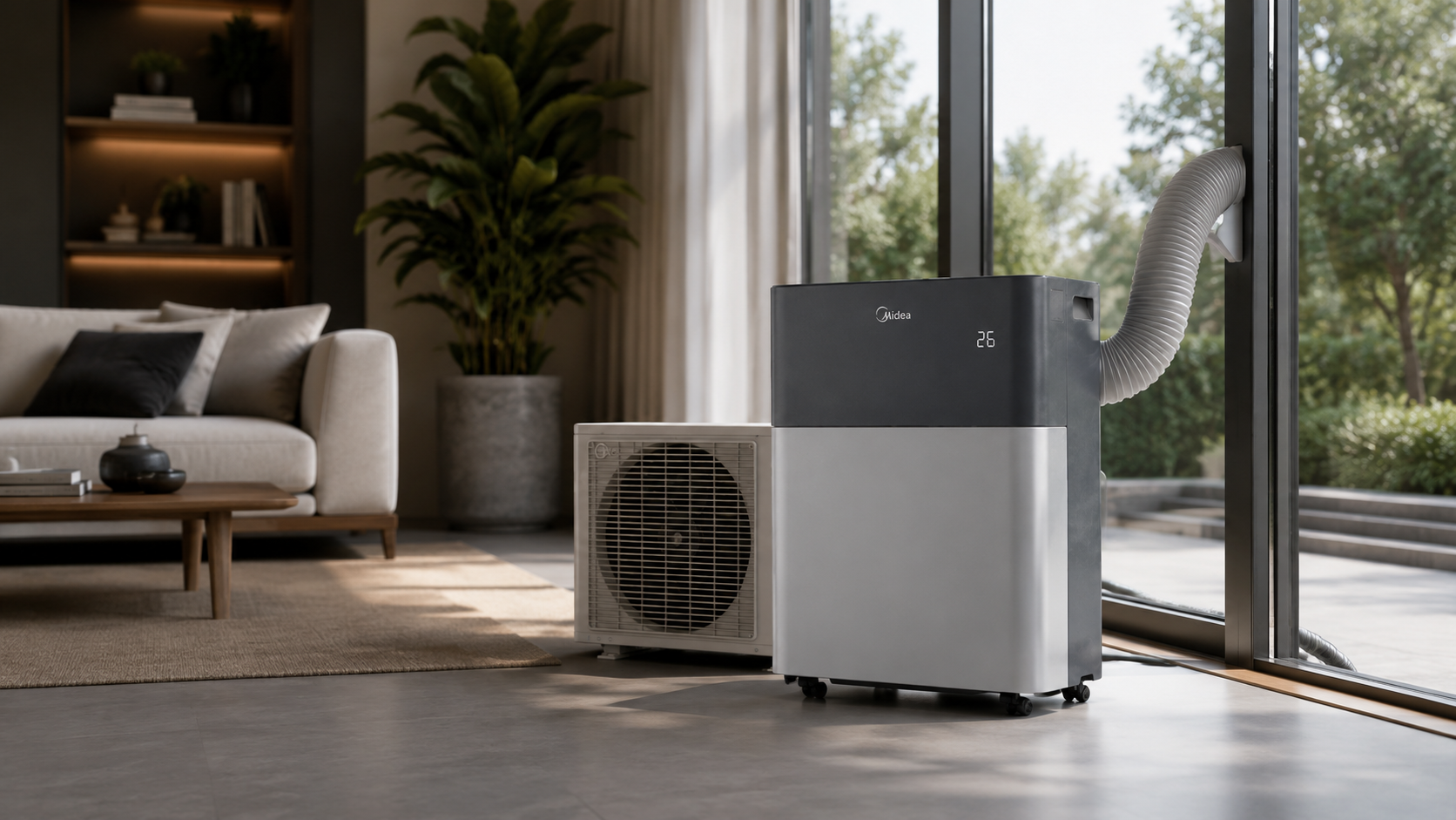 La climatisation mobile Split sans installation fixe.