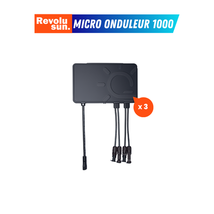 Kit solaire 3000W complet | 6x 500W AE Solar + micro-onduleur 1000 OneHo