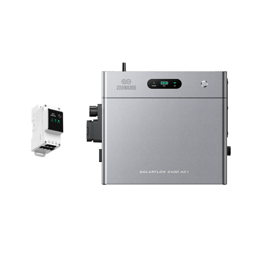 Zendure SolarFlow 2400 AC+ avec Batterie solaire intégrée 2400 W et compteur 3CT offert