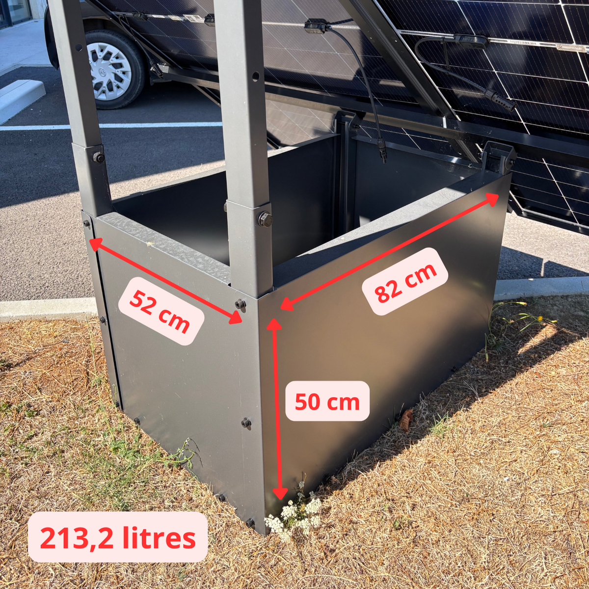 dimensions support pour panneaux
