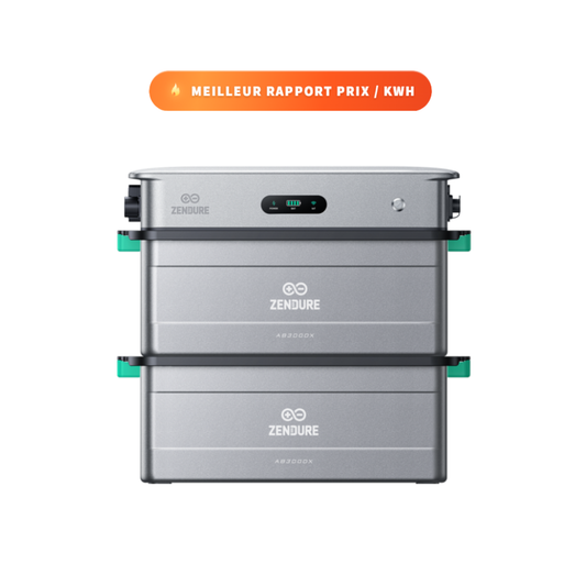 Zendure SolarFlow 2400 AC avec 2 batteries AB3000X