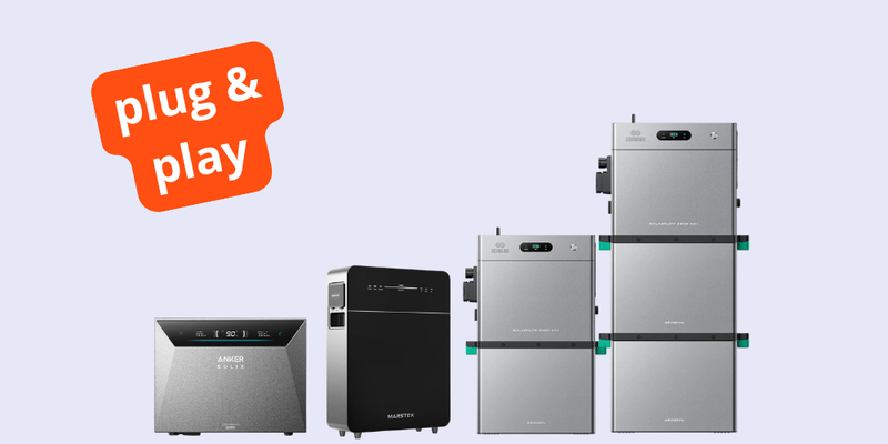 Batterie solaire plug & play