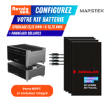 Kit batterie Marstek – VENUS A (Système ESS All-in-One 2,12 kWh / Extensible jusqu'à 12,72 kWh) + panneaux