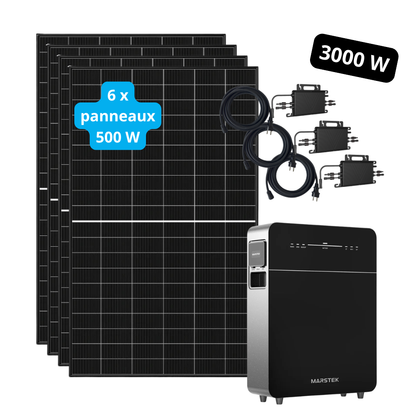 Kit 3000W + stockage 5,12kWh Marstek Venus E 3.0