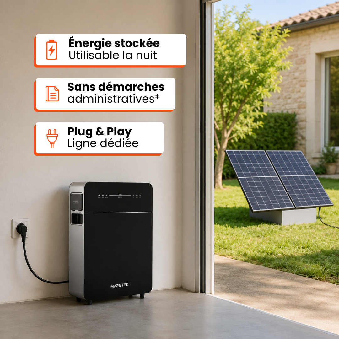 Kit 2000W + stockage 5,12kWh Marstek Venus E 3.0