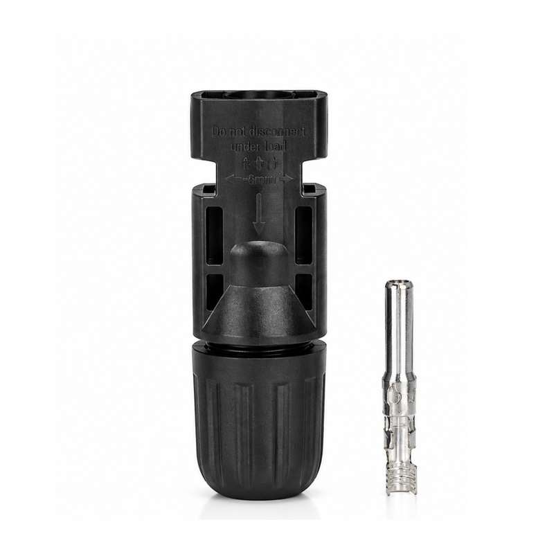 Connecteur solaire MC4 femelle LEADER – Compatible câble 4/6 mm²