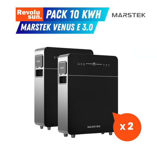 Pack batterie solaire 10 kWh – 2 × Marstek Venus E 3.0