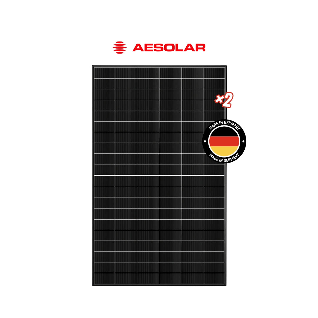 Boostez votre production solaire avec le AE Solar Meteor TOPCon 500 W, un panneau photovoltaïque haute performance offrant une puissance de 500 Wc, une efficacité allant jusqu’à 22,47% et la technologie cellules type N TOPCon. Conçu pour durer, il bénéficie d’une garantie produit de 30ans et d’une garantie de performance de 30 ans, tout en assurant une faible dégradation dans le temps et une excellente production même en faible luminosité. Un module fiable, puissant et rentable pour maximiser chaque mètre c